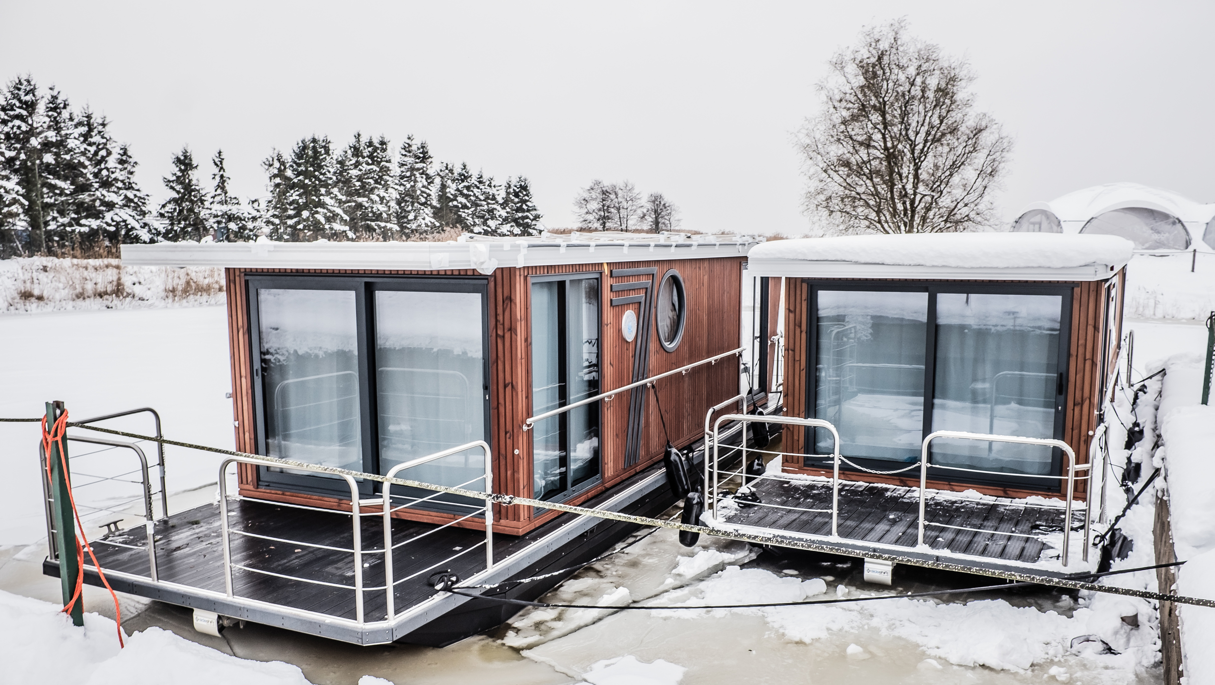 foto: 70 COMPLEET Nieuwe Nordic Season NS 36 Eco 23 Houseboat Met Ligplaats