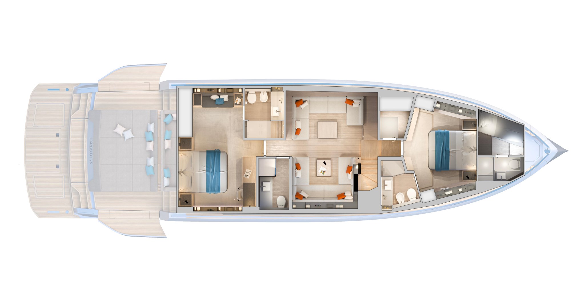 foto: 4 Pardo Yachts GT 75