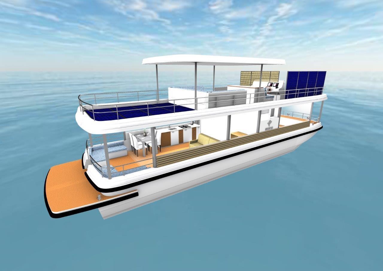 foto: 4 DiviNavi M-420 Houseboat Single Level