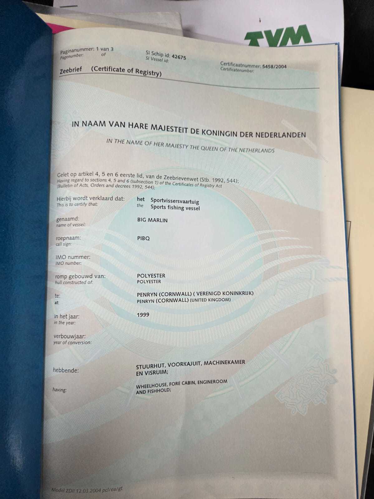 Vissersboot Sygnus Catfish