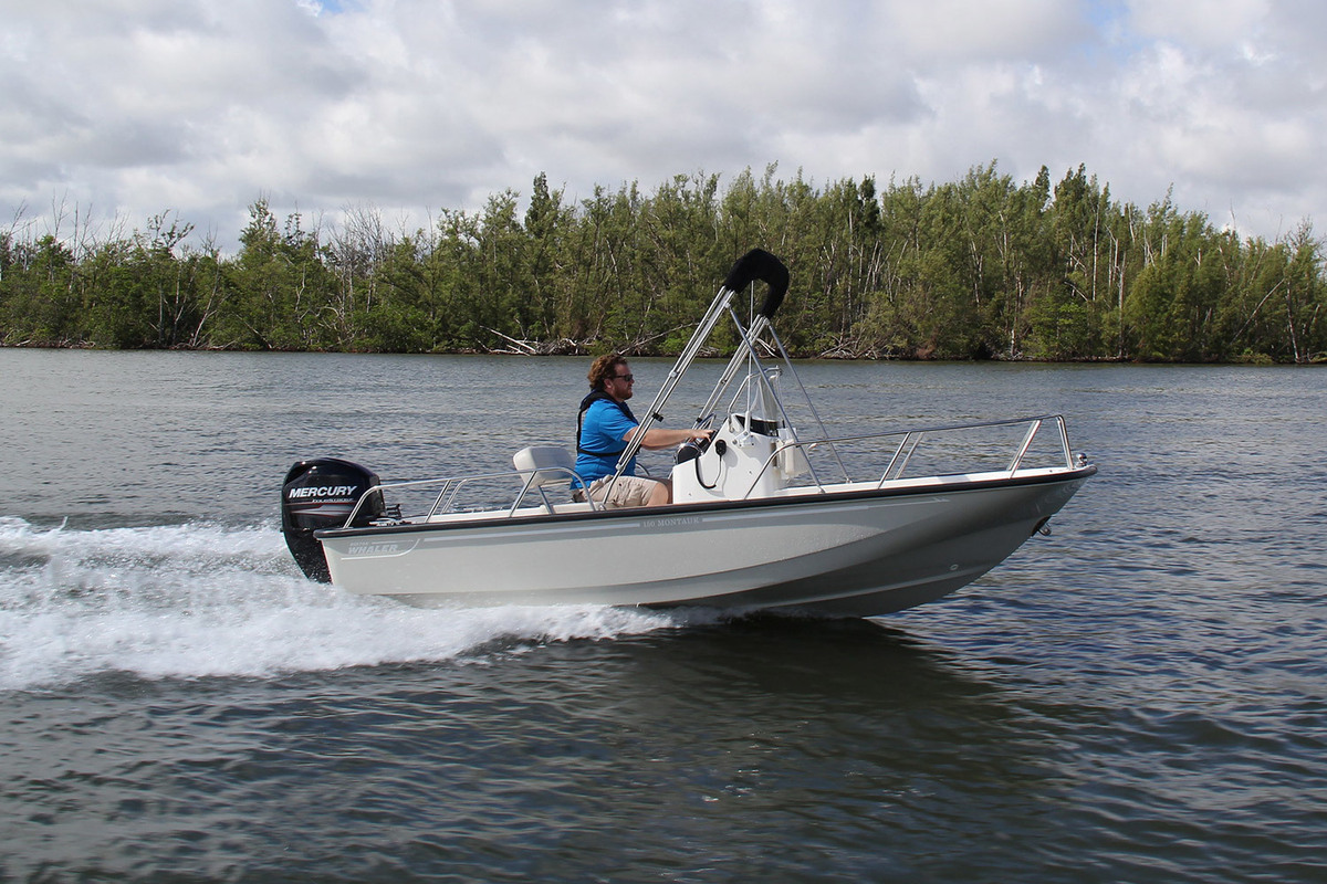 hoofdfoto: 1 Boston Whaler 150 Montauk
