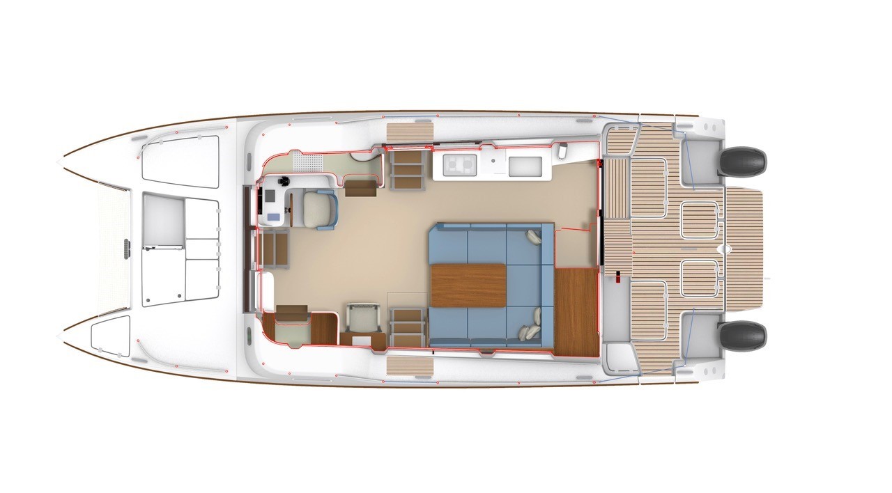 foto: 5 Bader BB37 Motorcatamaran