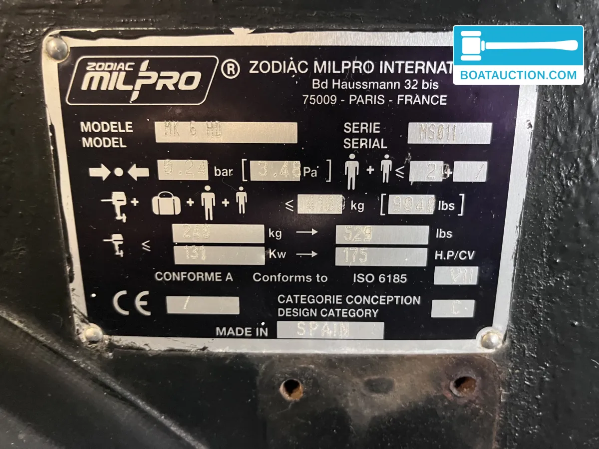 Zodiac Milpro MK 6 HD