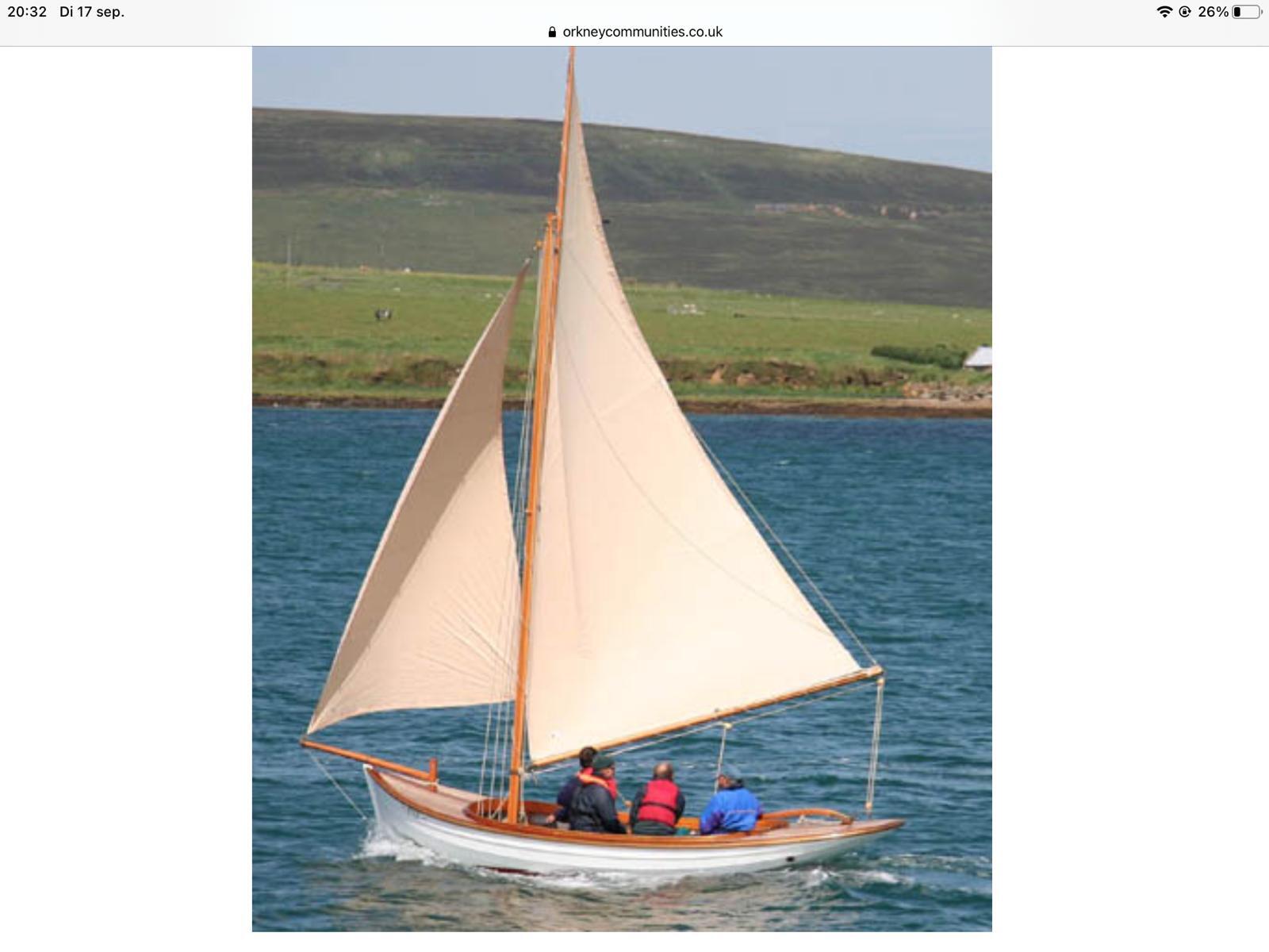 foto: 4 Orkney Yole Elliptische Spiegel