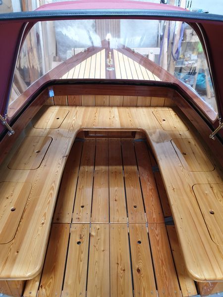 foto: 5 Kapitein Klassieke Mahoniehouten Sloep 6.20