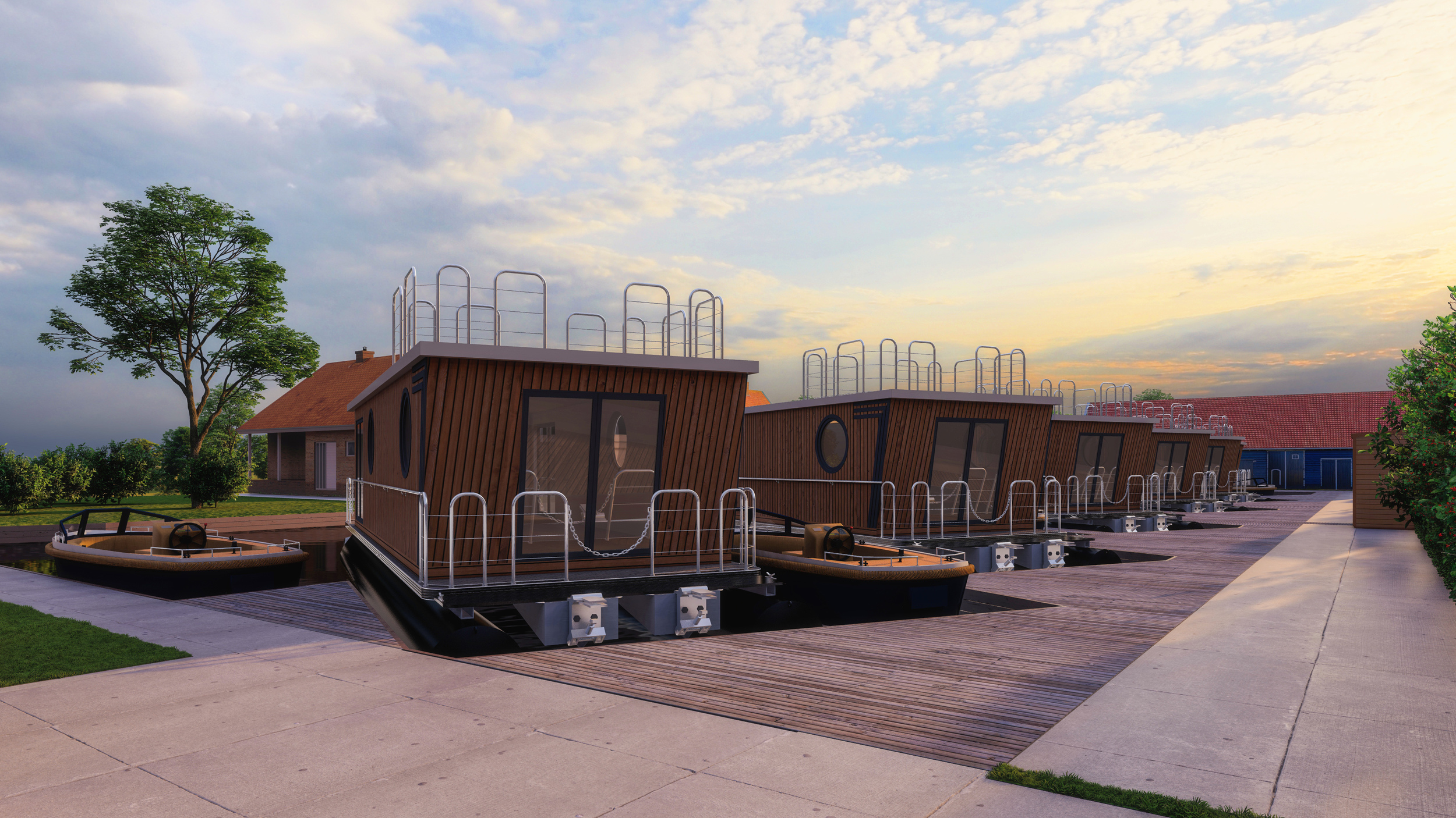 Ligplaats Te Koop Terherne In Friesland Evt. Met Houseboat