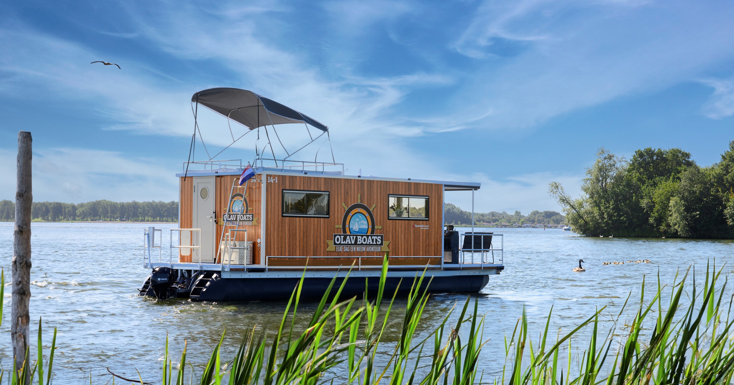 foto: 8 Flexmobil Houseboat Insula