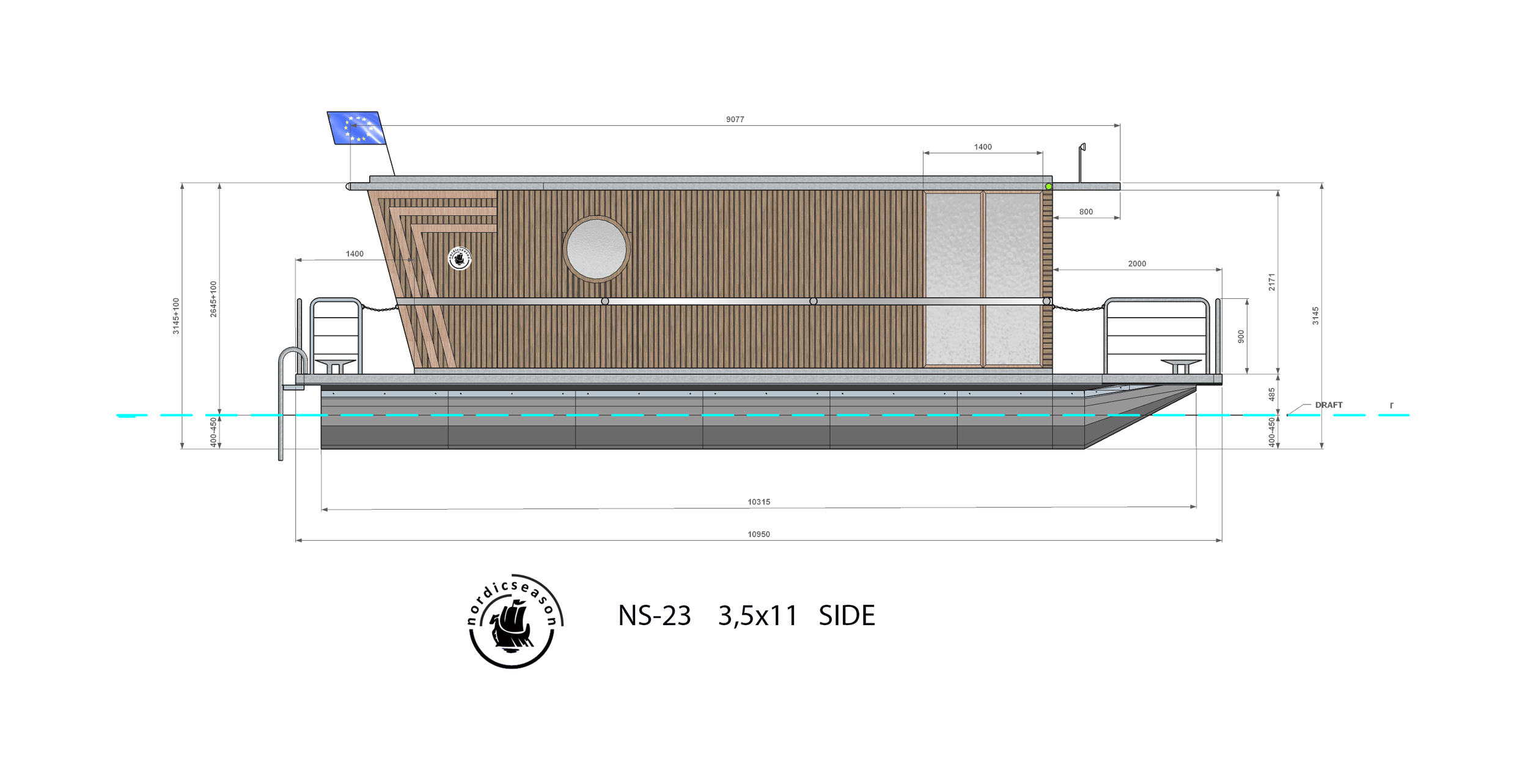 foto: 6 Nordic Season NS 36 Eco 23 Houseboat