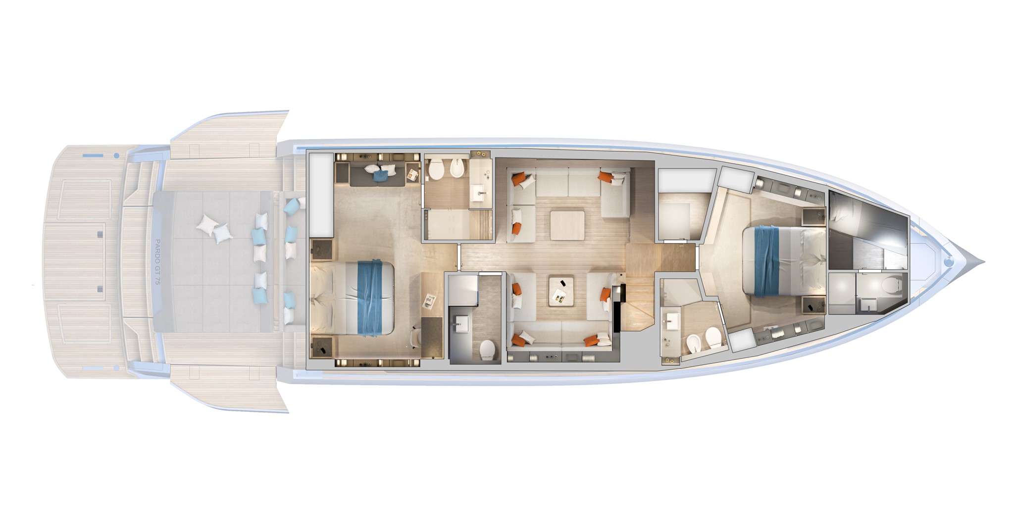 foto: 13 Pardo Yachts Gt 75 - New