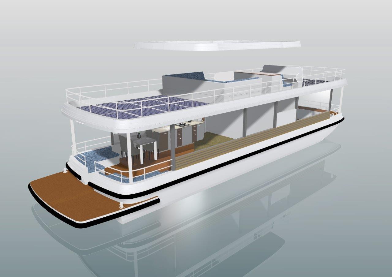 foto: 5 DiviNavi M-420 Houseboat Single Level