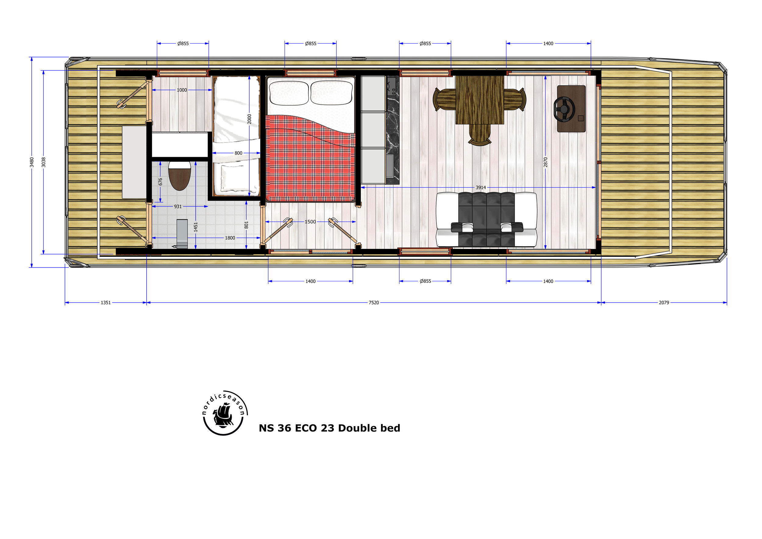 foto: 7 Nordic Season NS 36 Eco 23 Houseboat