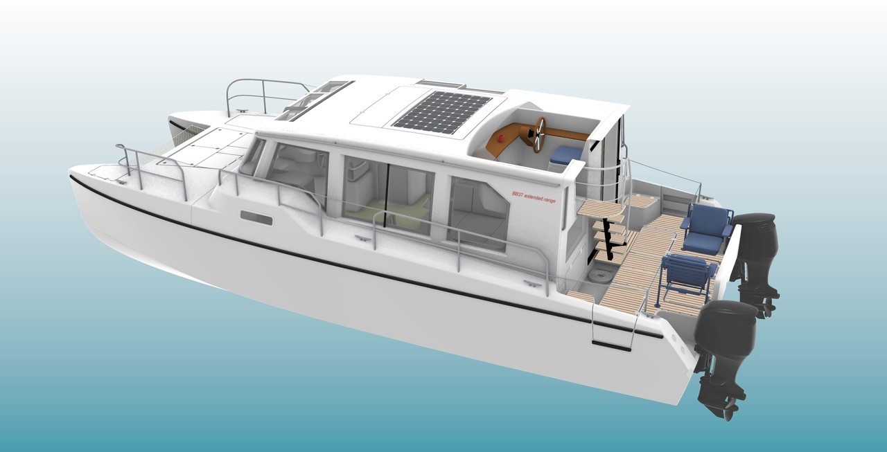 Bader BB37 Motorcatamaran