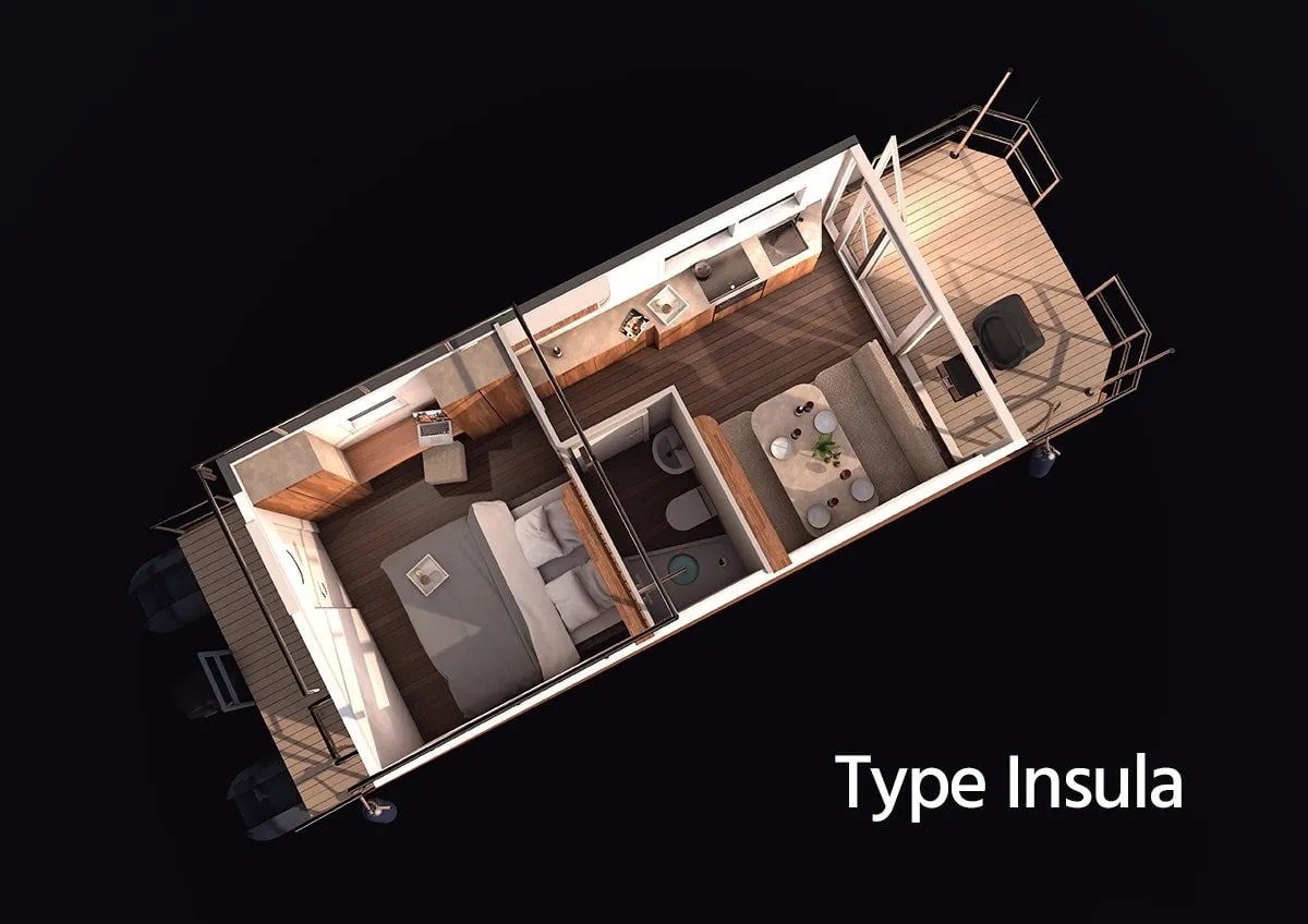 foto: 9 Flexmobil Houseboat Insula