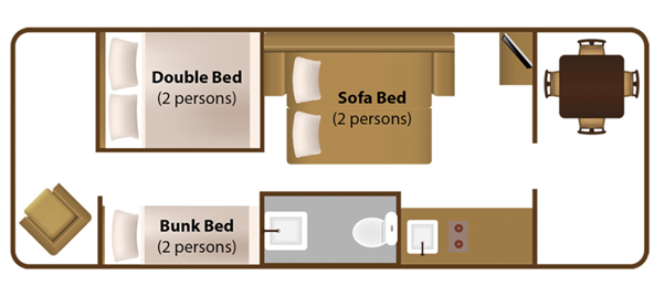 foto: 9 Boat Haus Mediterranean 8x3 Classic Houseboat