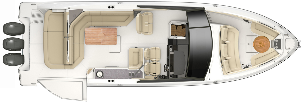 foto: 5 Sea Ray SLX 400 Outboard