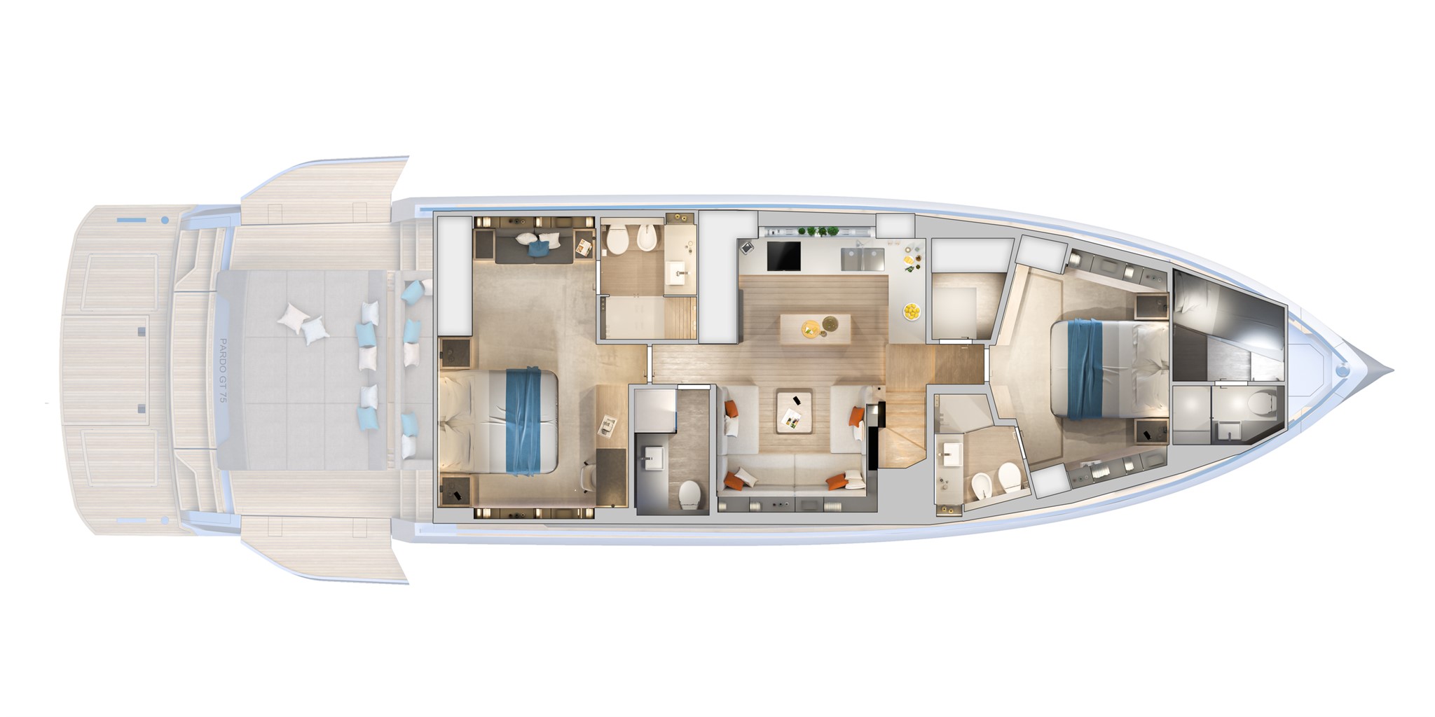 foto: 21 Pardo Yachts Gt 75 - New