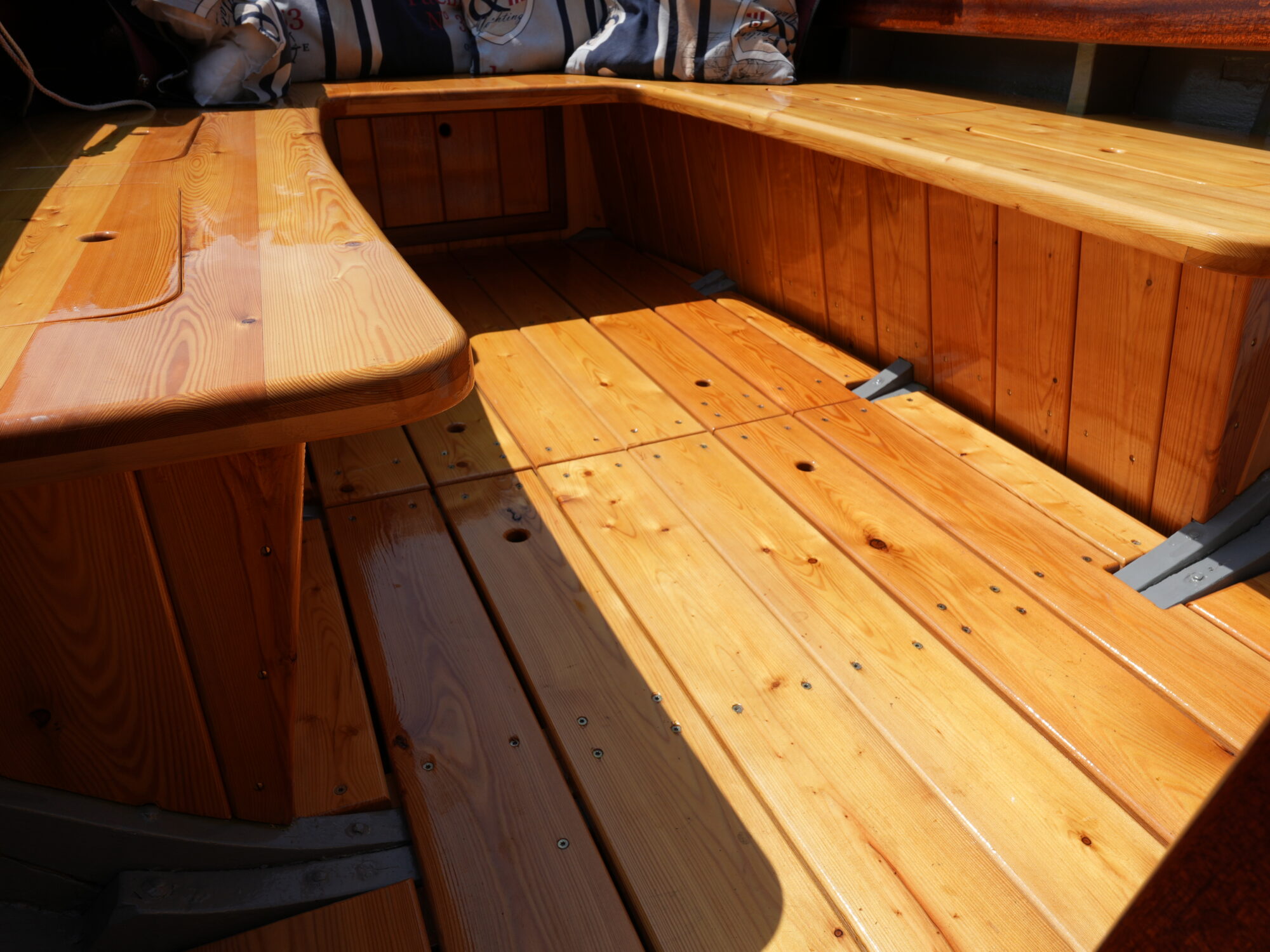 foto: 9 Kapitein Klassieke Mahoniehouten Sloep 6.20