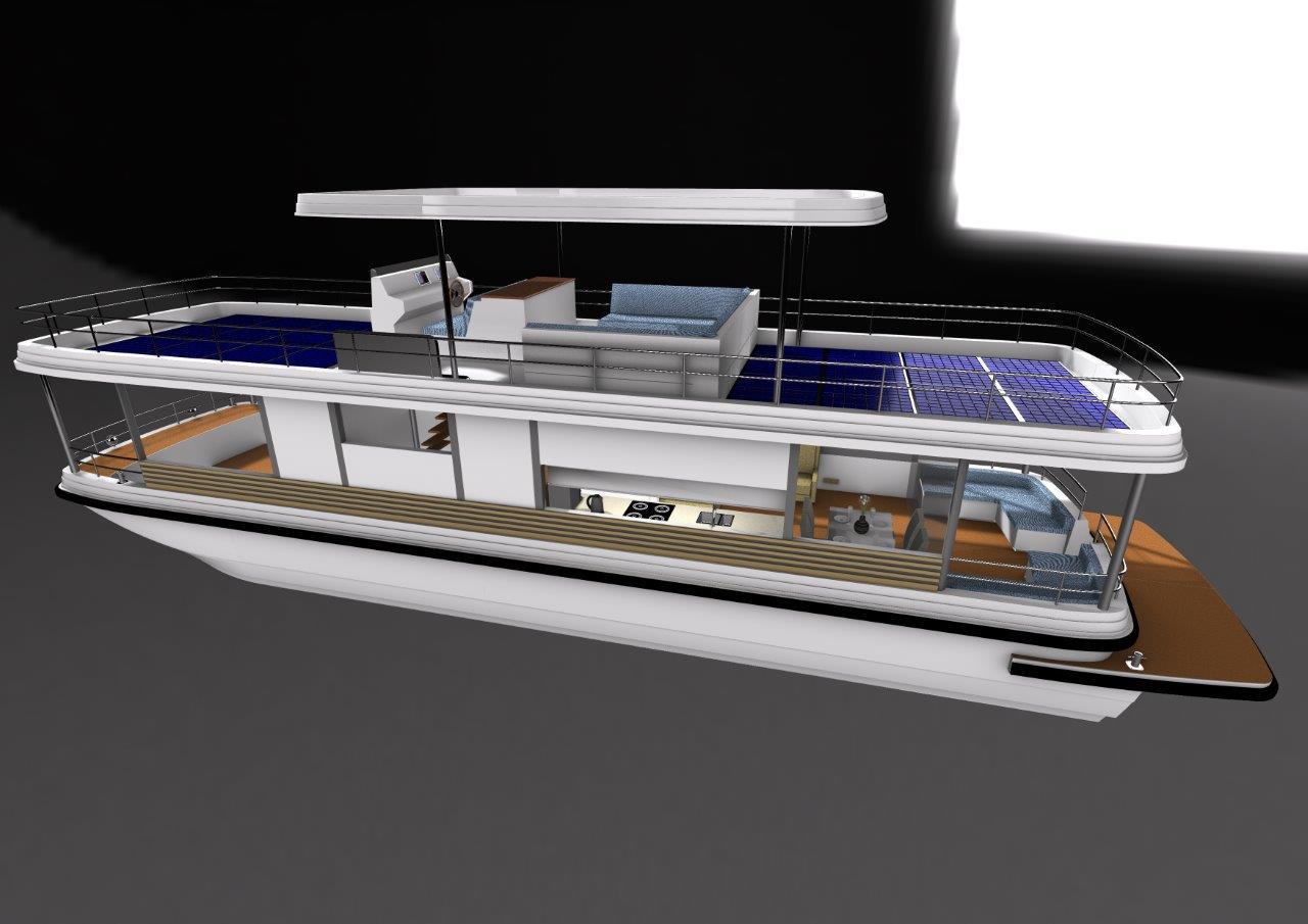 foto: 6 DiviNavi M-420 Houseboat Single Level