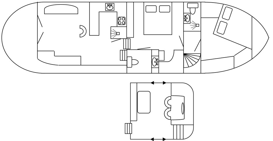 foto: 22 Trawlerjacht 48, zeegaand