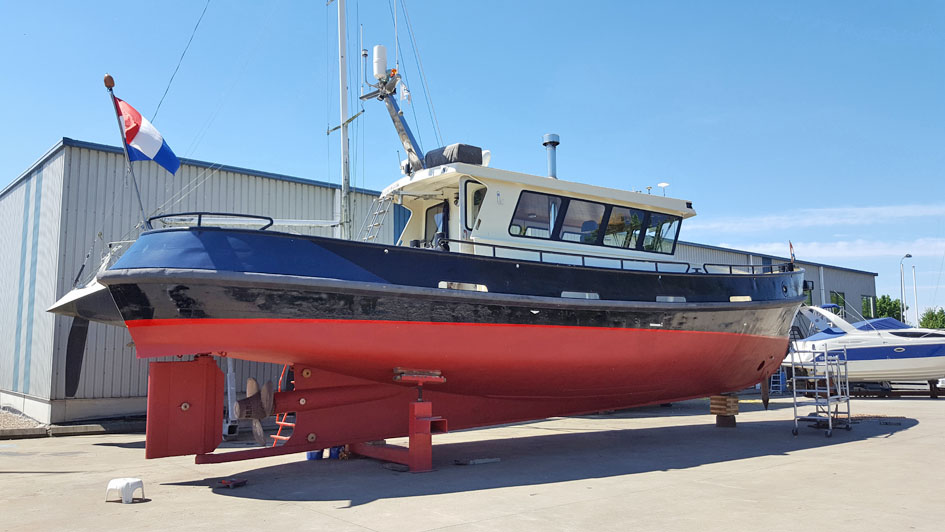 foto: 17 ex Patrouille vaartuig / Varend Woonschip 18.26 met UBC