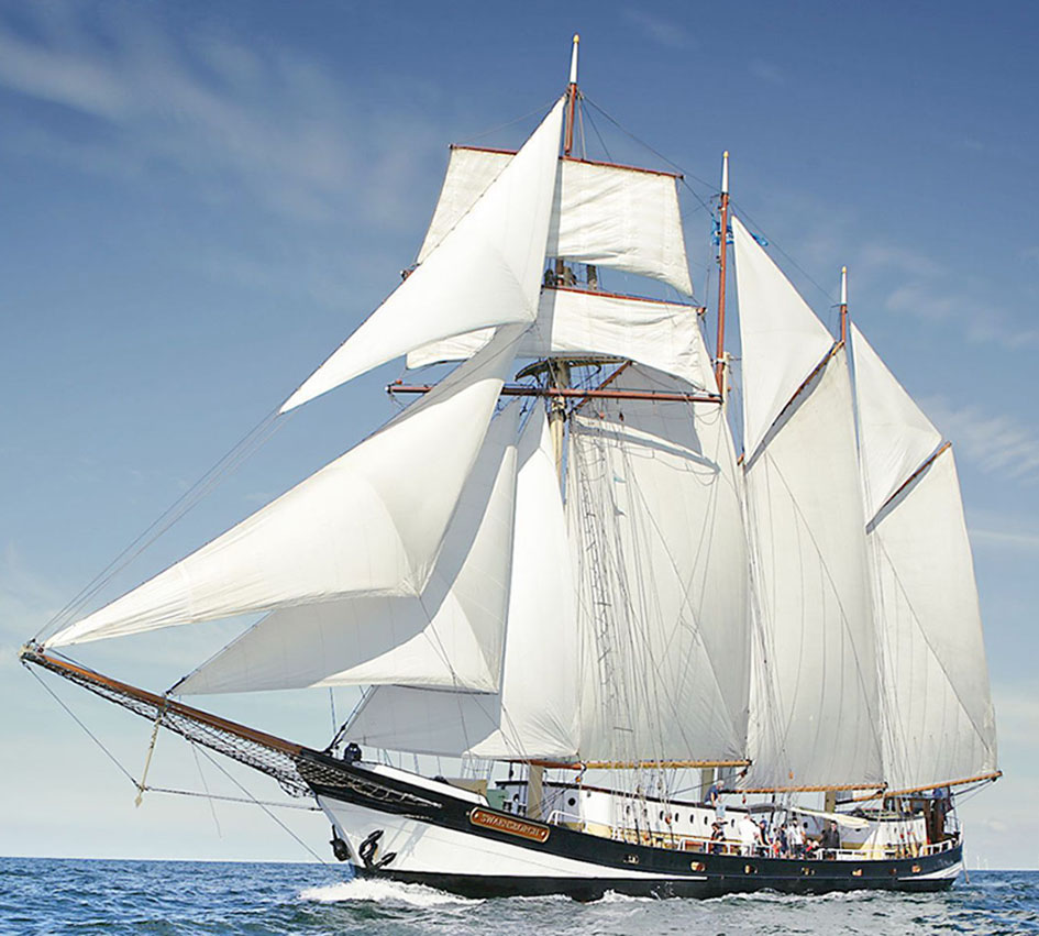 foto: 32 Drie mast Topzeil Schoener Swaensborgh