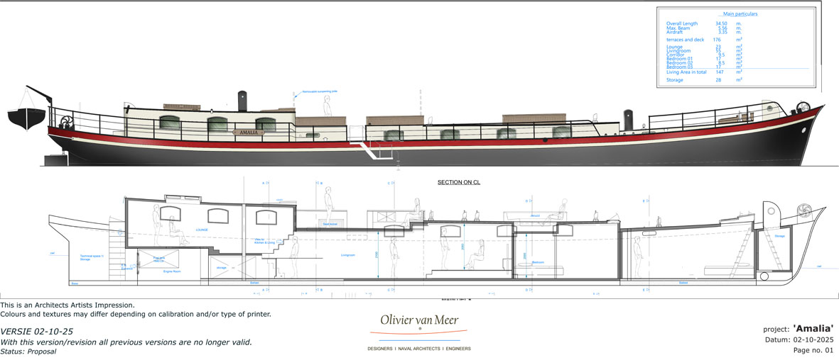 foto: 19 Klipper 34.50, gereed voor inbouw