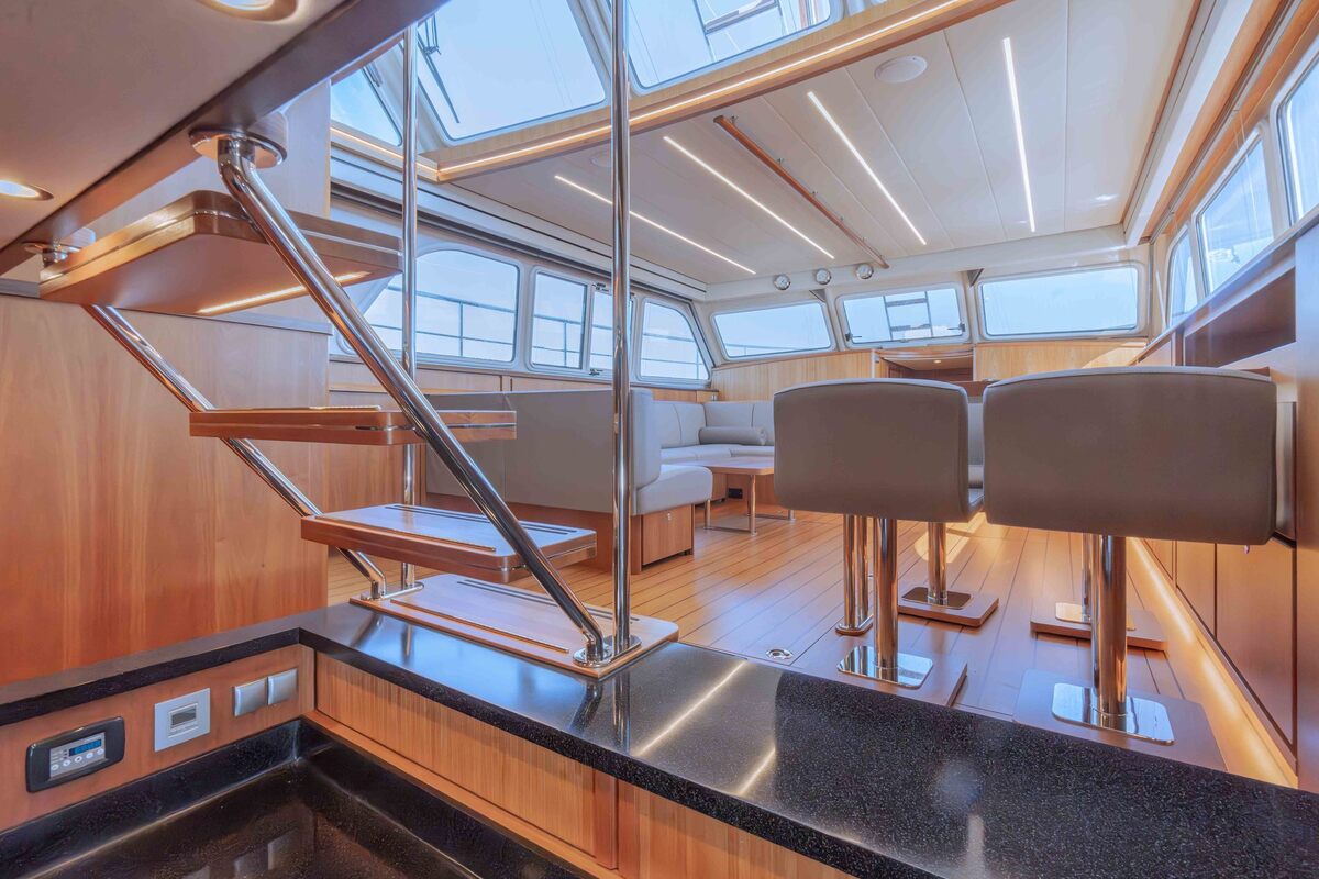 foto: 80 Linssen Grand Sturdy 590 AC Wheelhouse L-Class