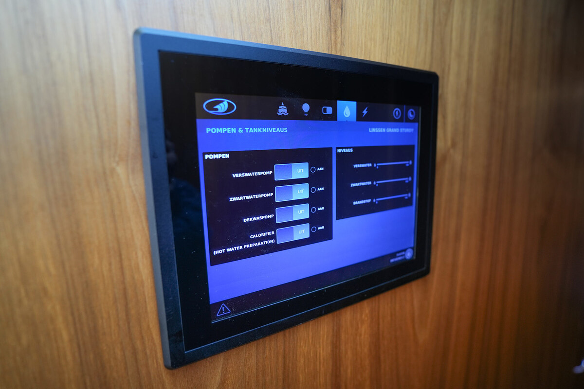 foto: 28 Linssen Grand Sturdy 410 AC Variotop met stabilisator