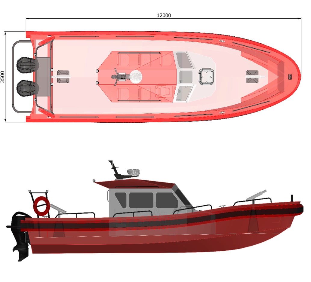 hoofdfoto: 1 Fire And Rescue Boat PHS-R1200