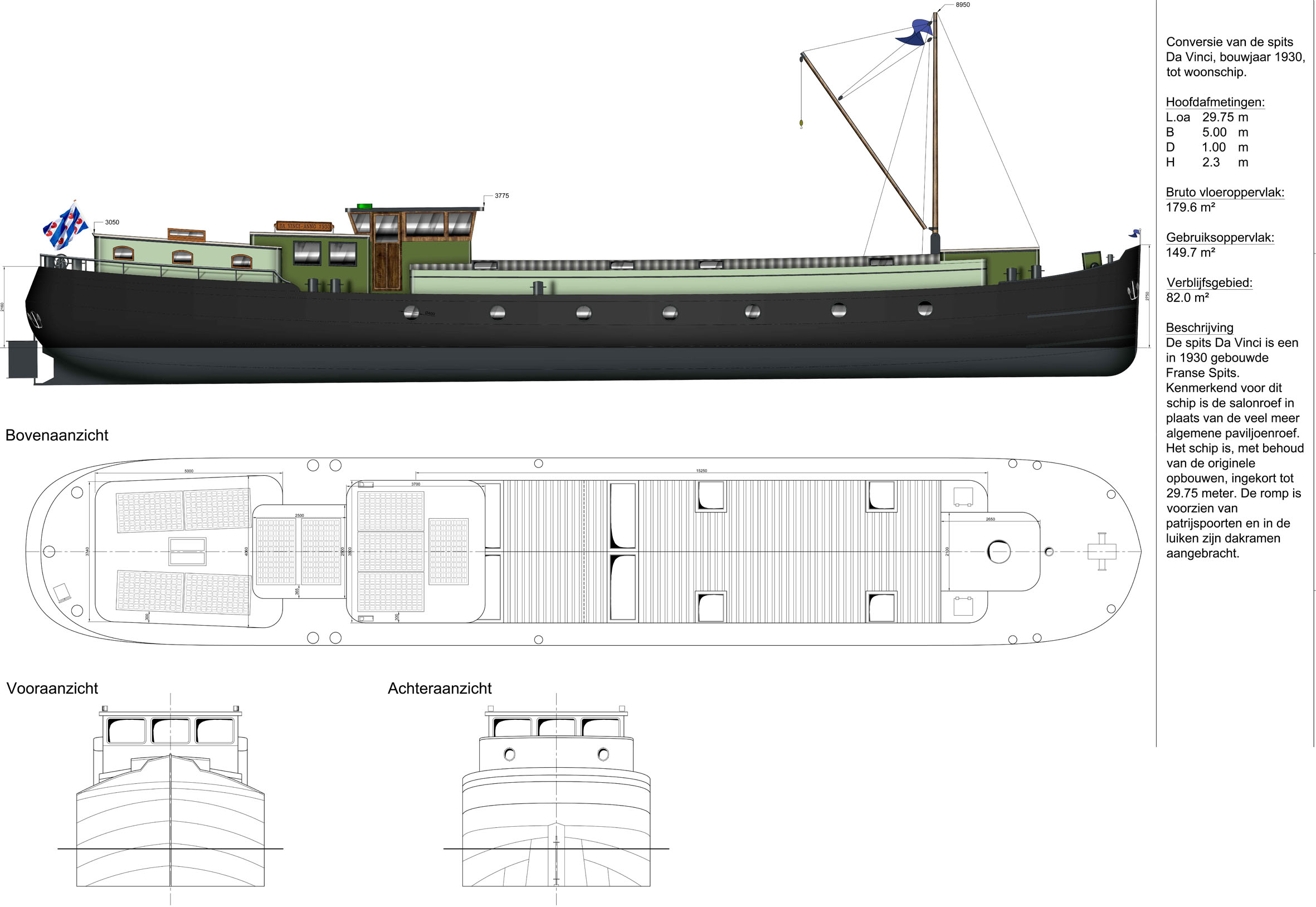 foto: 23 Casco Spits Woonschip 38.00