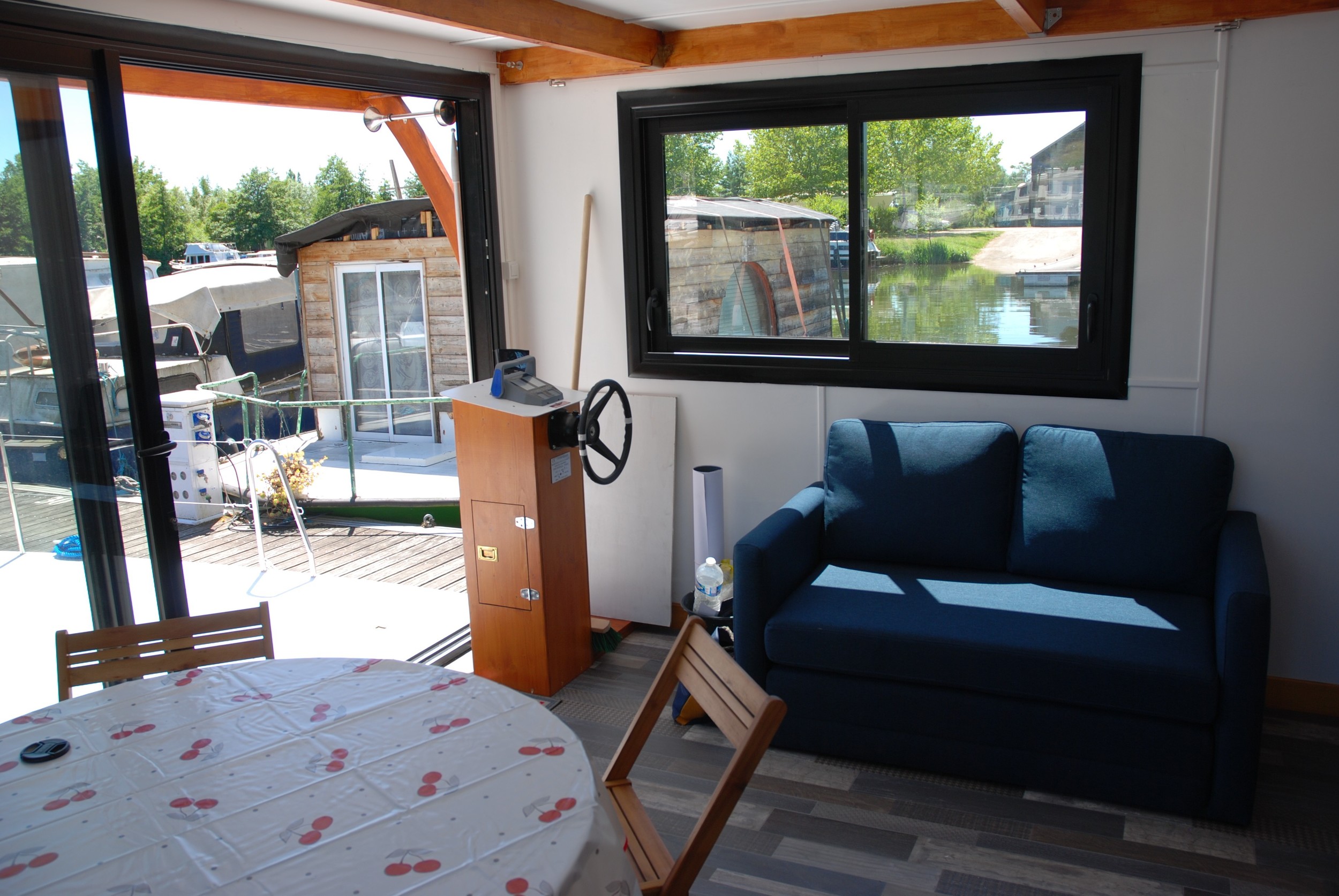 foto: 5 Solar Electrische Houseboat Catamaran Coche Standaard