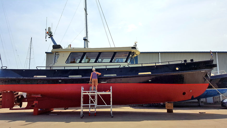 foto: 28 ex Patrouille vaartuig / Varend Woonschip 18.26 met UBC