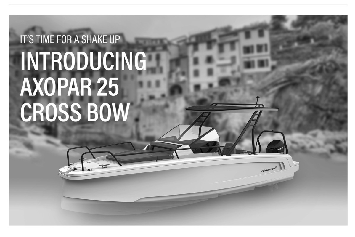 foto: 37 Axopar 25 Cross Bow & Cross Top