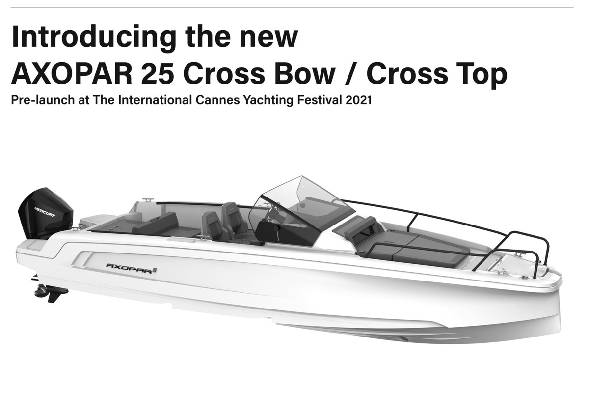 foto: 38 Axopar 25 Cross Bow & Cross Top