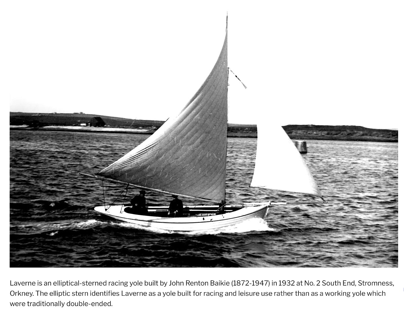 foto: 15 Orkney Yole Elliptische Spiegel