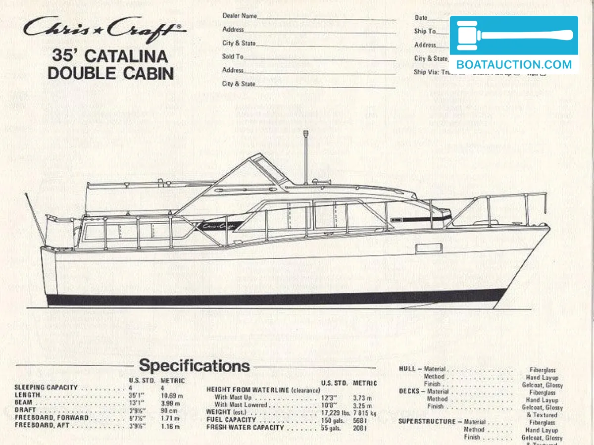 foto: 12 Chris Craft Catalina 35 DC