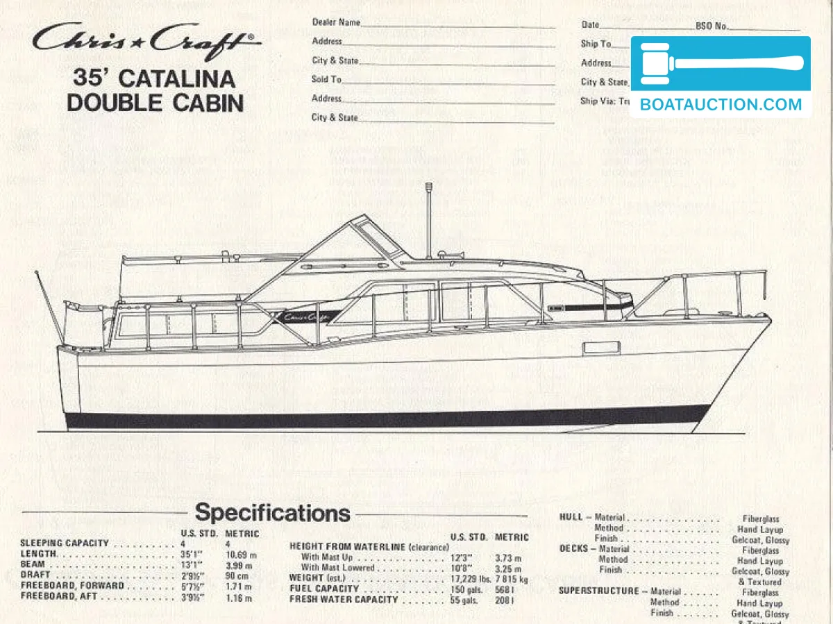 foto: 27 Chris Craft Catalina 35 DC