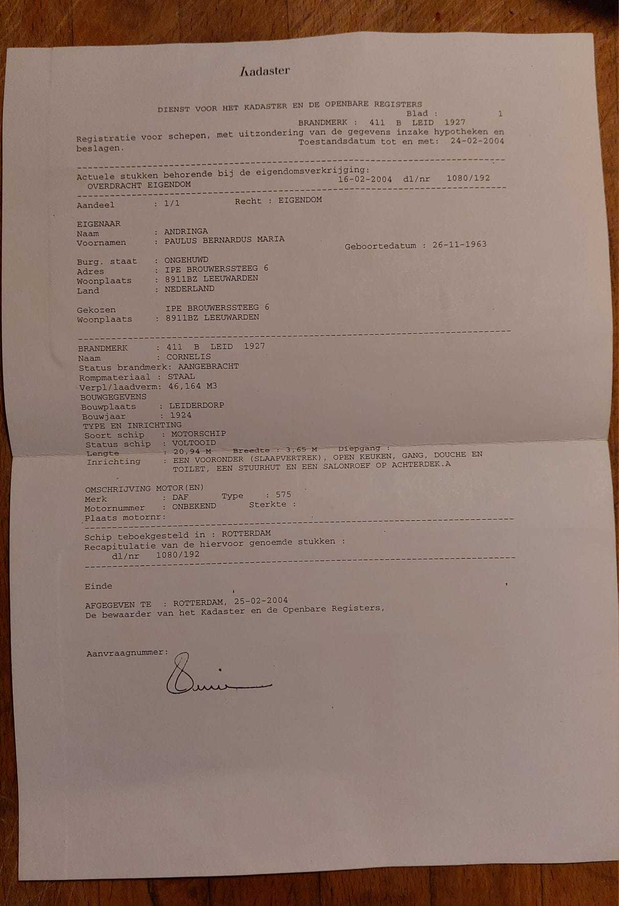 foto: 11 Woonschip 20.80