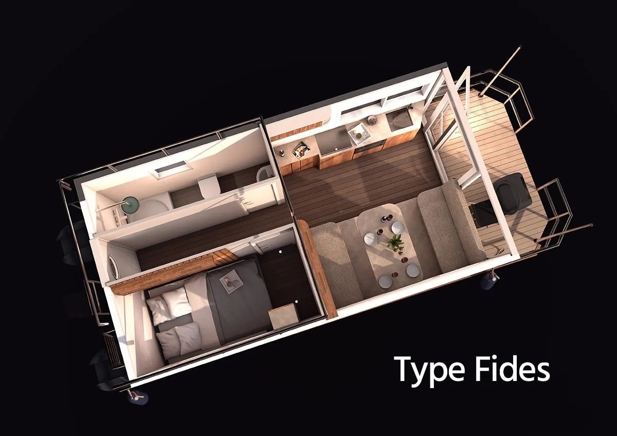 Flexmobil Houseboat Fides