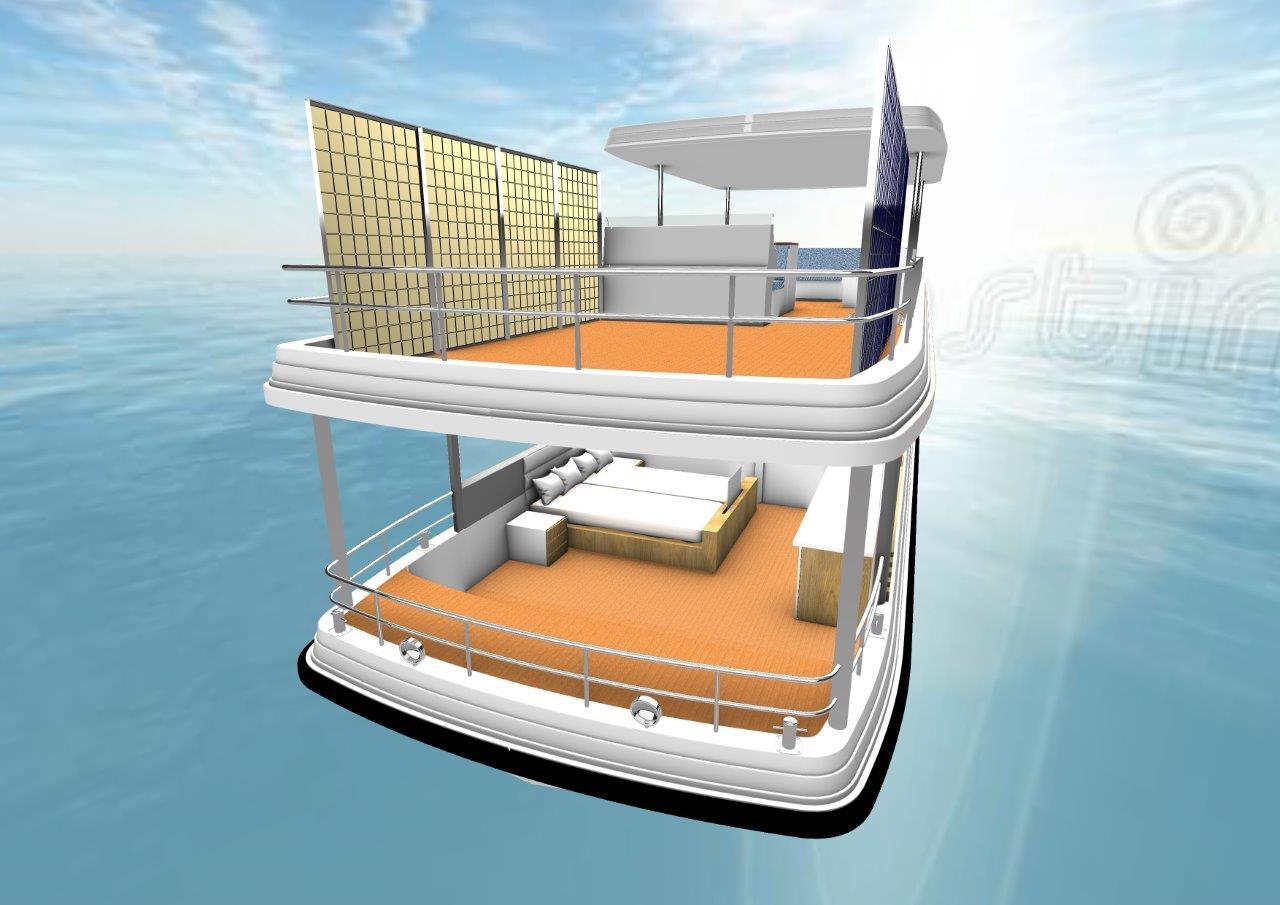 foto: 12 DiviNavi M-420 Houseboat Single Level