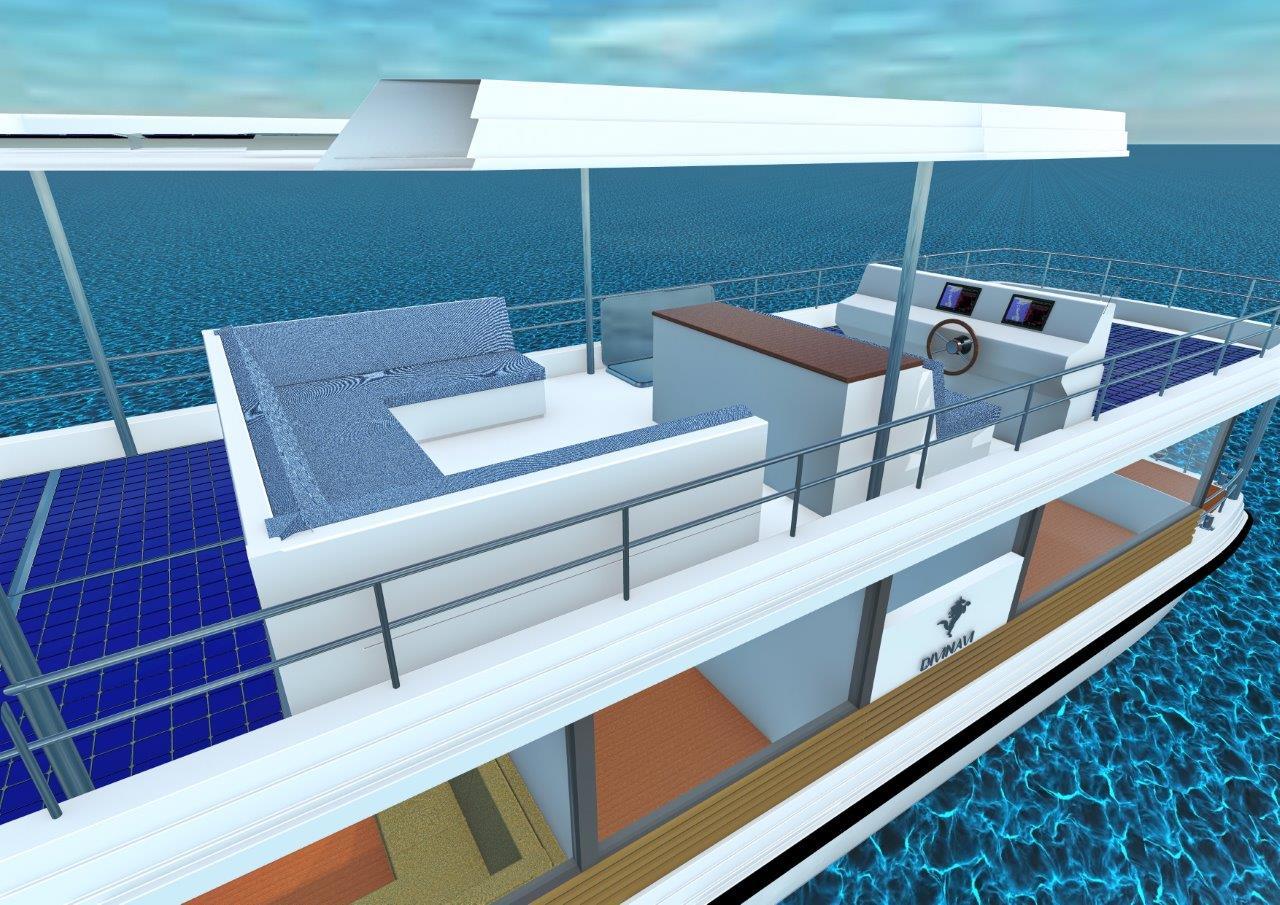 foto: 13 DiviNavi M-420 Houseboat Single Level