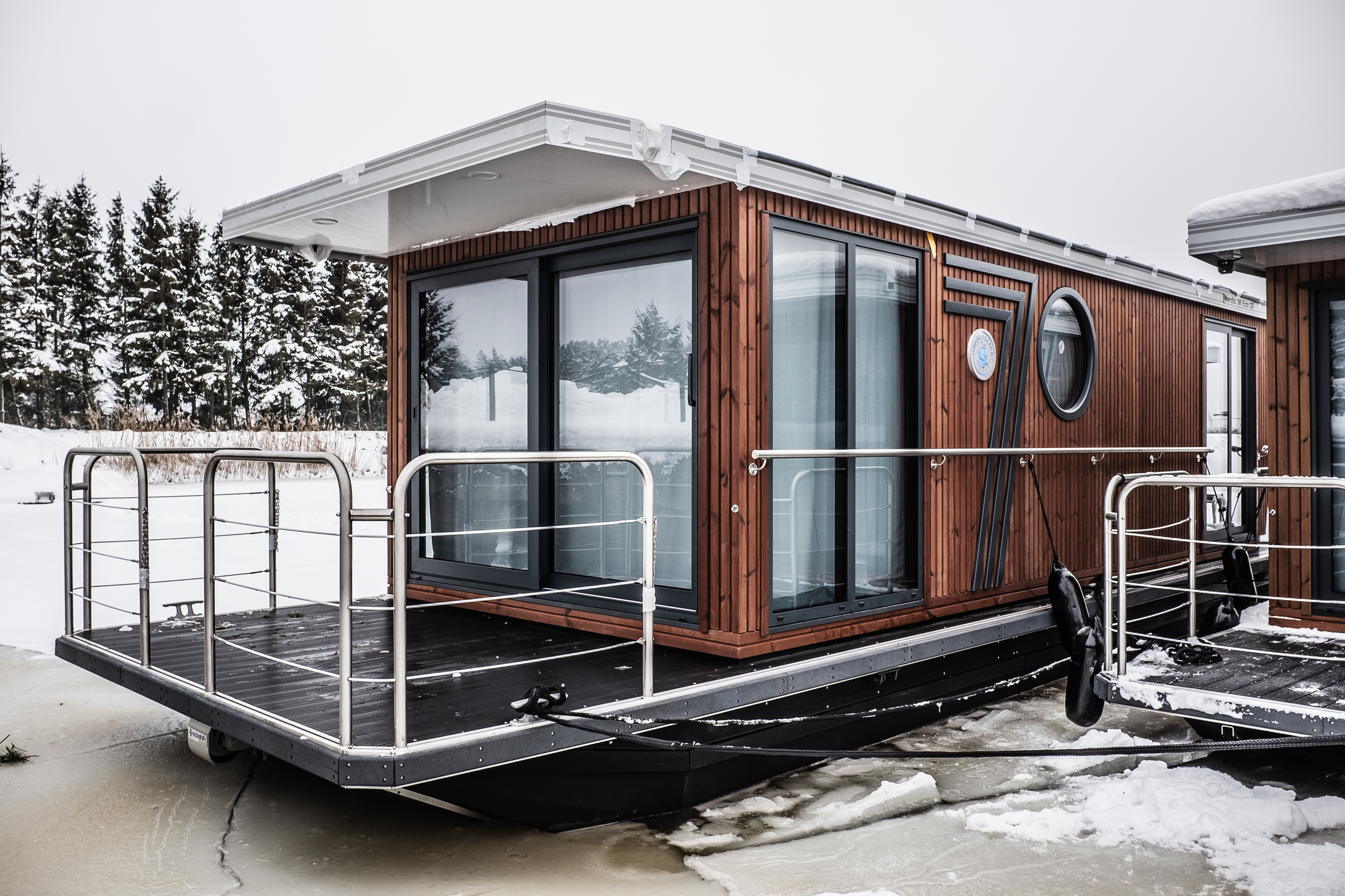 foto: 42 COMPLEET Nieuwe Nordic Season NS 36 Eco 23 Houseboat Met Ligplaats