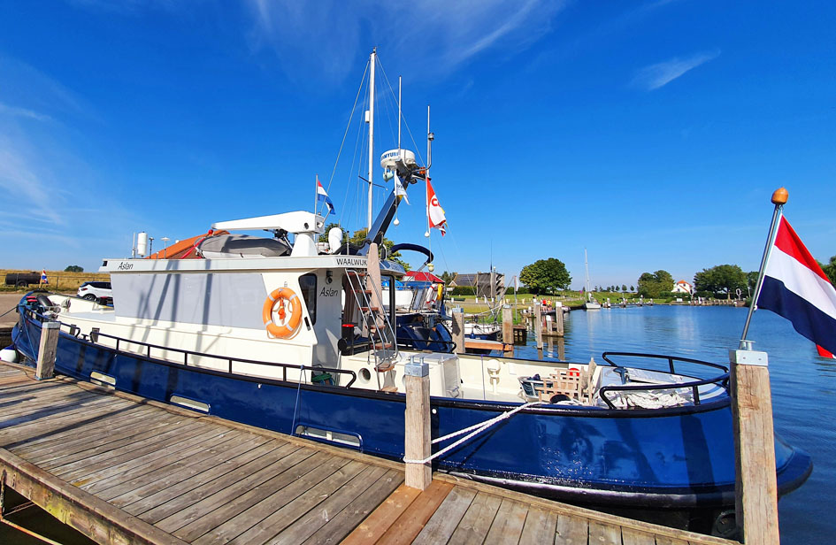foto: 38 ex Patrouille vaartuig / Varend Woonschip 18.26 met UBC