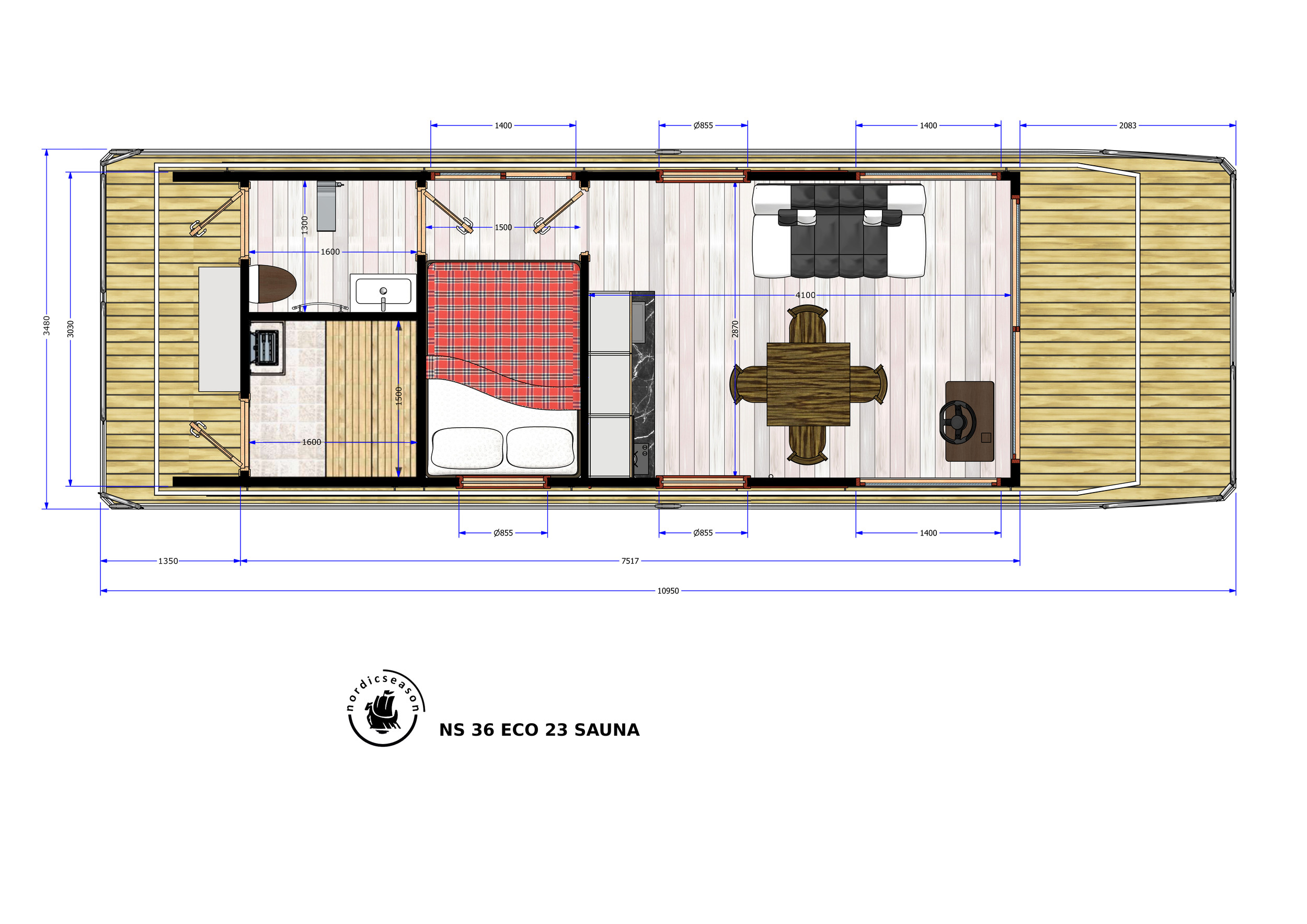 foto: 60 Nordic Season NS 36 Eco 23 Houseboat