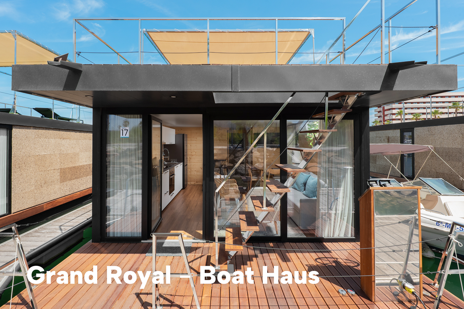 Boat Haus Mediterranean 12X4,5 ROYAL Houseboat