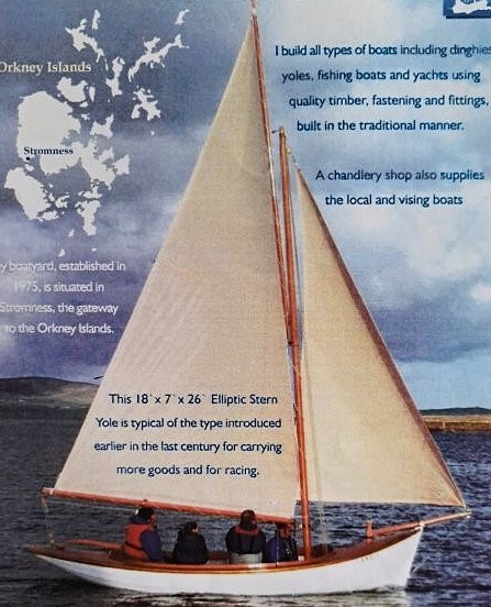 foto: 19 Orkney Yole Elliptische Spiegel