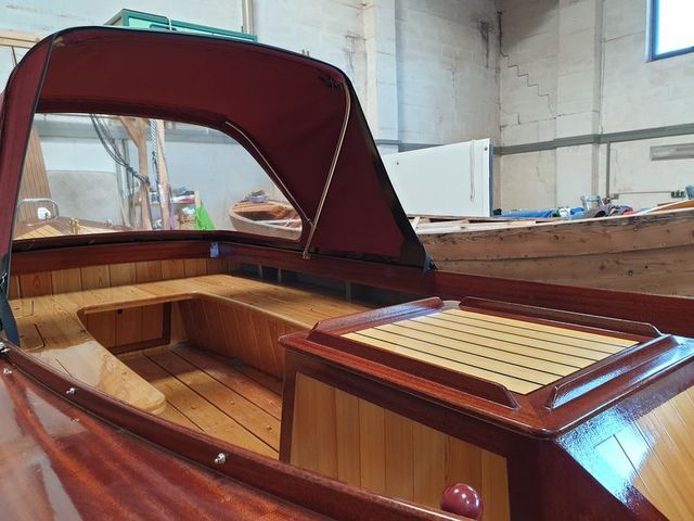 foto: 15 Kapitein Klassieke Mahoniehouten Sloep 6.20