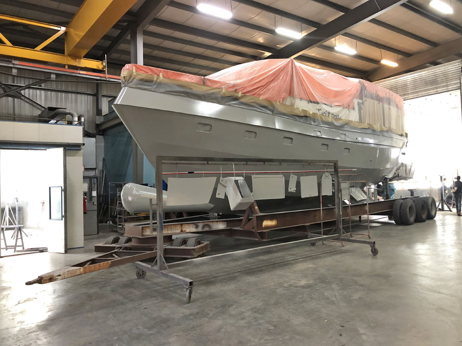 foto: 50 Trawlerjacht 48, zeegaand