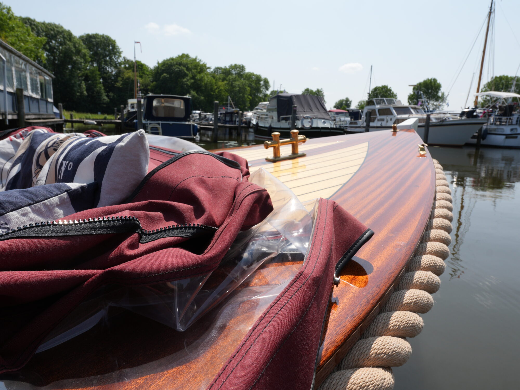 foto: 35 Kapitein Klassieke Mahoniehouten Sloep 6.20