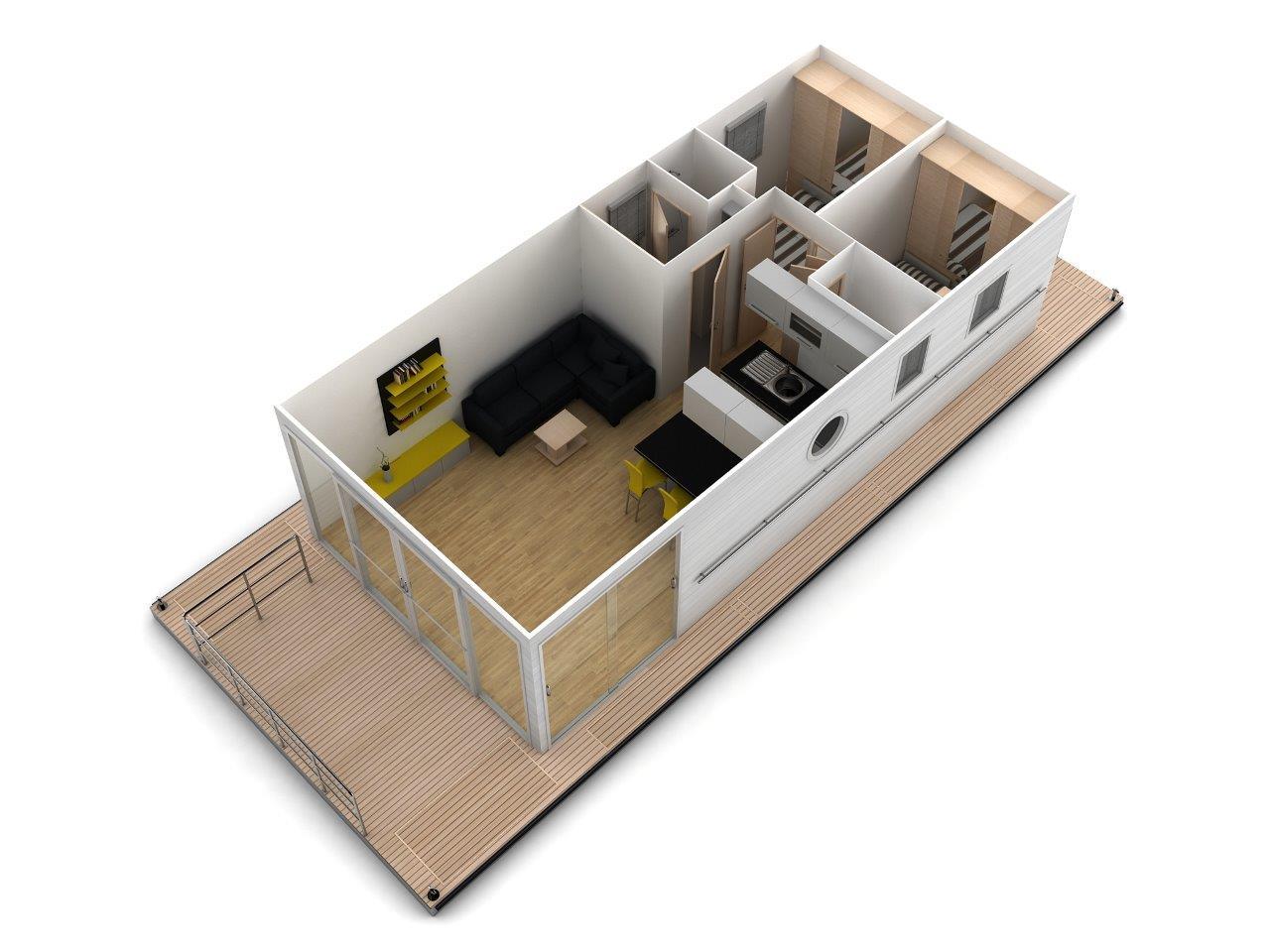 foto: 6 Aquahome Offshore Houseboat STE 12 Bij 5